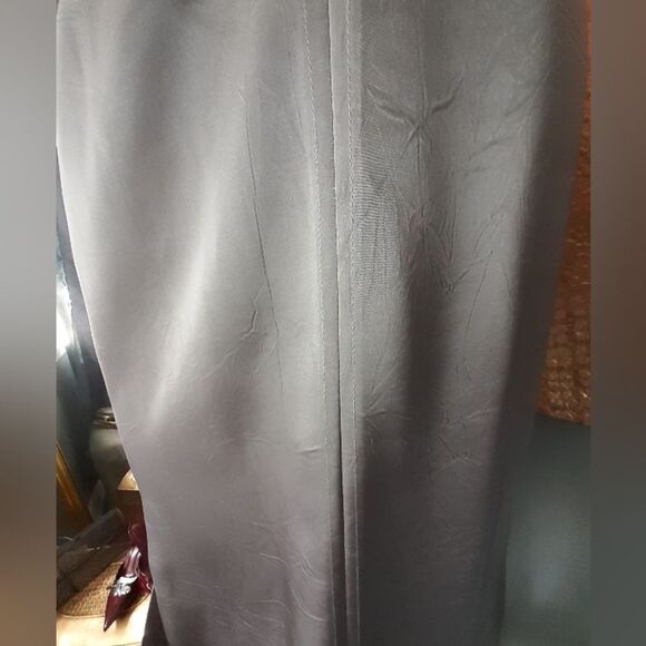 NWT Zara Elegant Gray Maxi Slip Dress - Picture 8 of 15